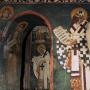 Богородица Перивлептос - детал од фрескописот во проскомидија